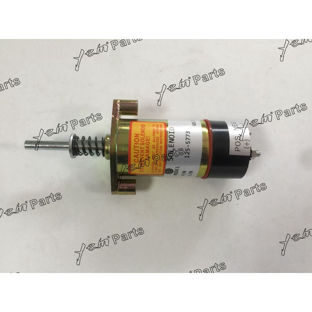 3406C 125-5773 -12V SHUT DOWN SOLENOID FOR CATERPILLAR DIESEL ENGINE PARTS For Caterpillar