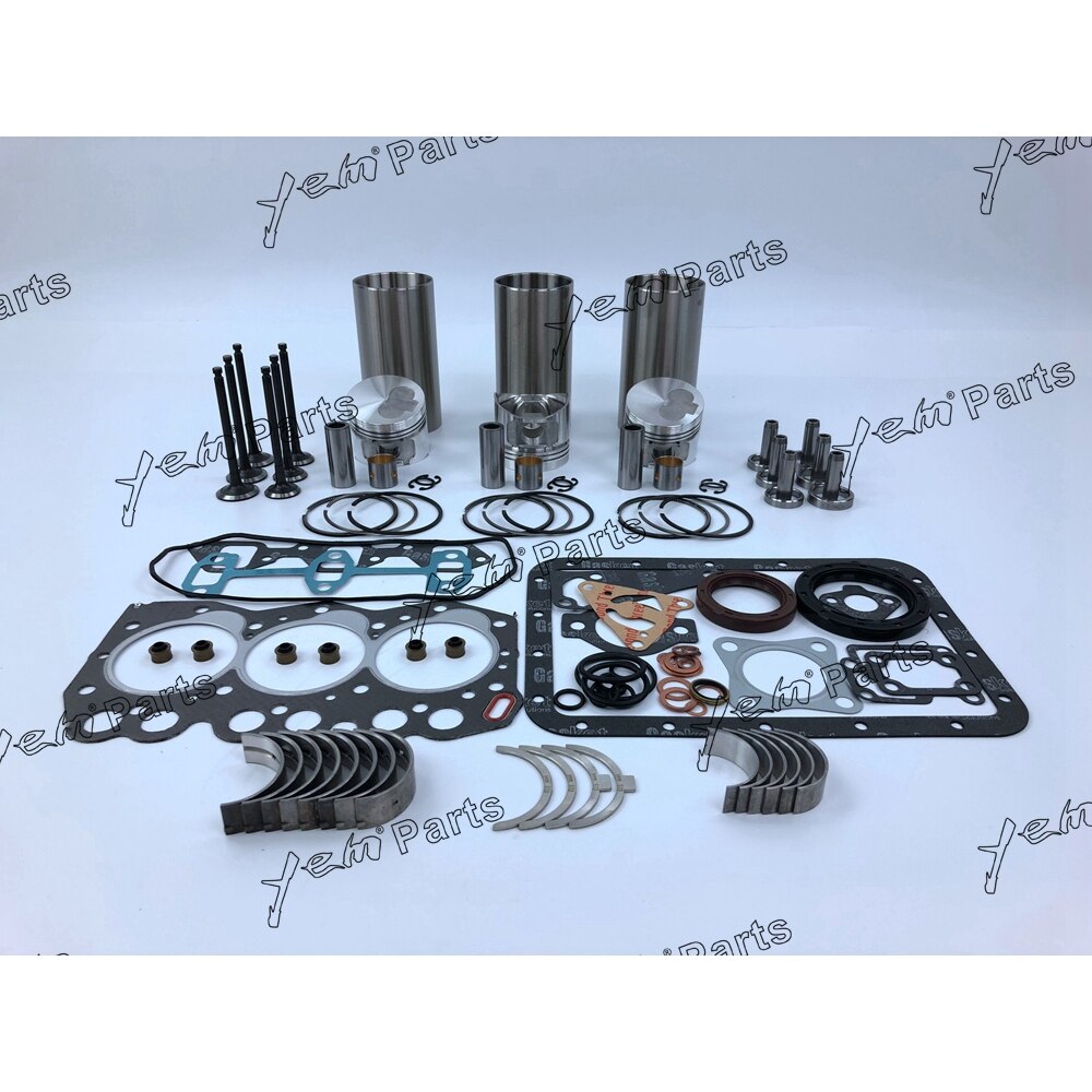 3TNE66 3TN66 3D66E OVERHAUL REPAIR KIT LINER KIT FULL GASKET SET BEARING VALVE TRAIN FOR YANMAR DIESEL ENGINE PARTS For Yanmar