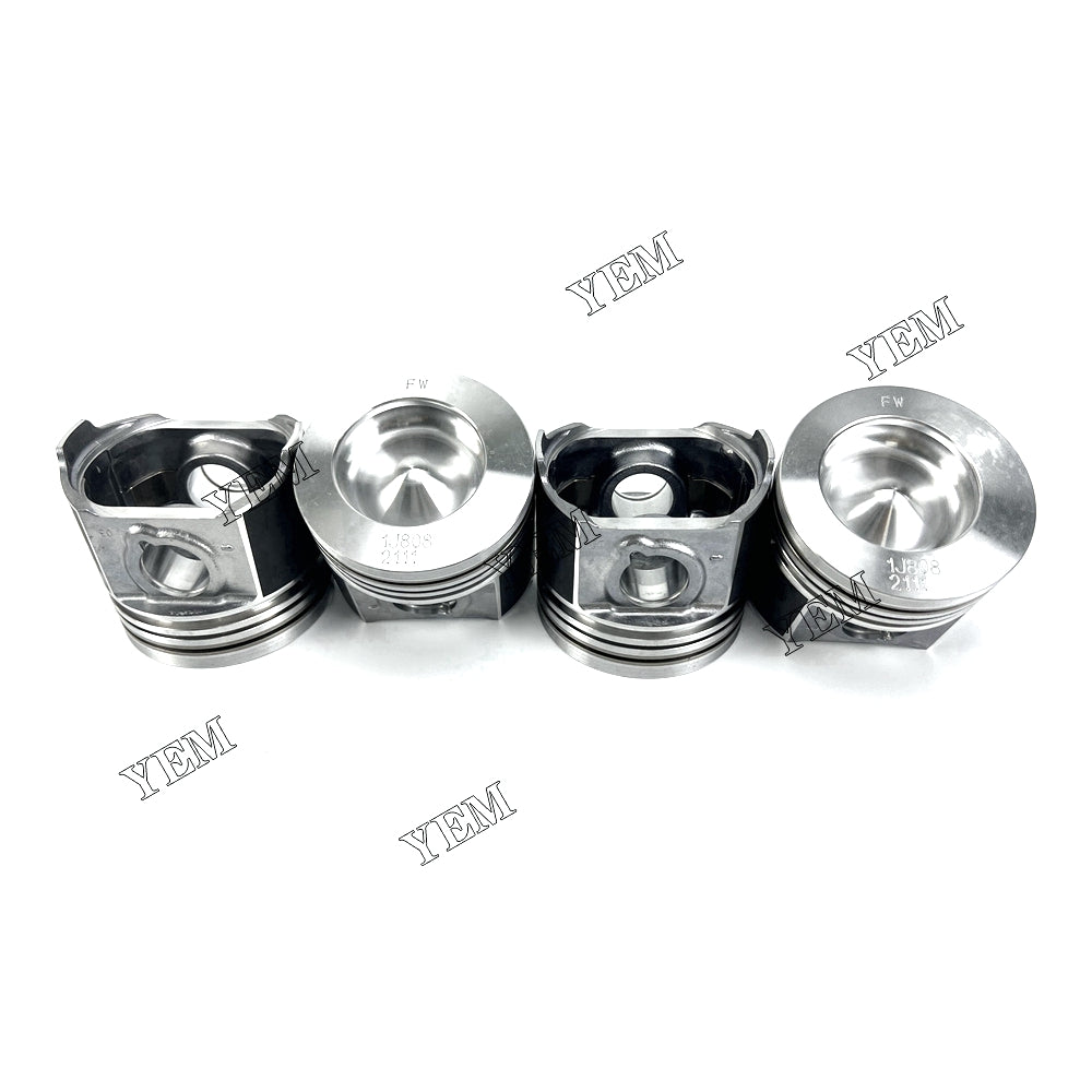 Fast Shipping 4PCS V2403-CR Piston 1J808-2111 For Kubota engine spare parts YEMPARTS