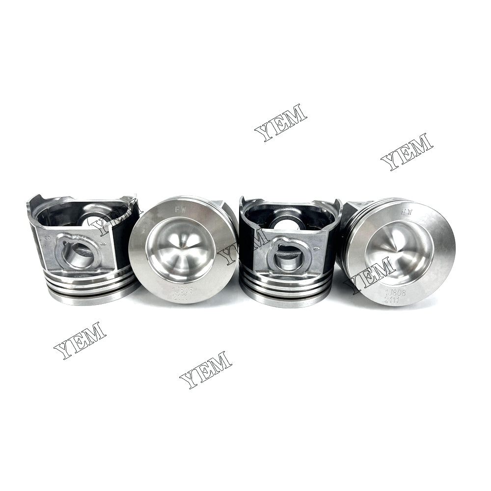 Fast Shipping 4PCS V2403-CR Piston 1J808-2111 For Kubota engine spare parts YEMPARTS