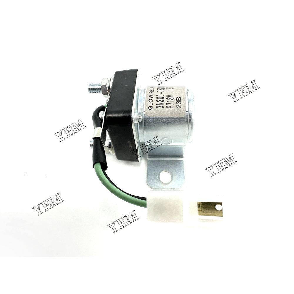 Fast Shipping 3N300-75213 Relay Heater 12v For Kubota V3800-CR engine spare parts YEMPARTS