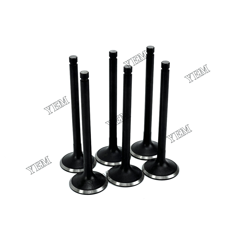 Fast Shipping 6PCS TB42 Exhaust Valve For Nissan engine spare parts YEMPARTS