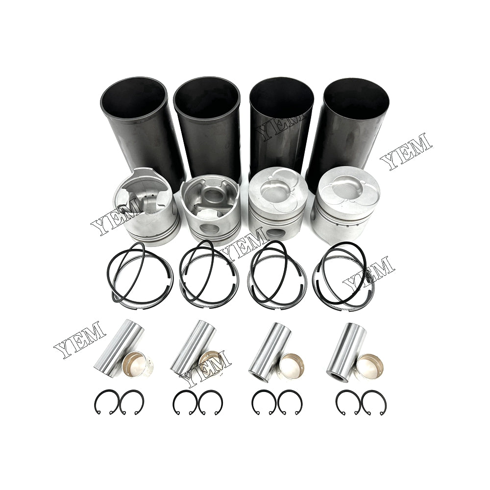 Fast Shipping 4PCS W04D Cylinder Liner Kit For Hino engine spare parts YEMPARTS