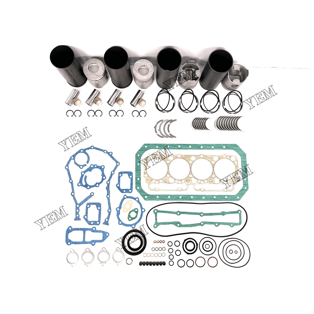 Fast Shipping 4PCS W04D Overhaul Rebuild Kit With Gasket Set Bearing For Hino engine spare parts YEMPARTS