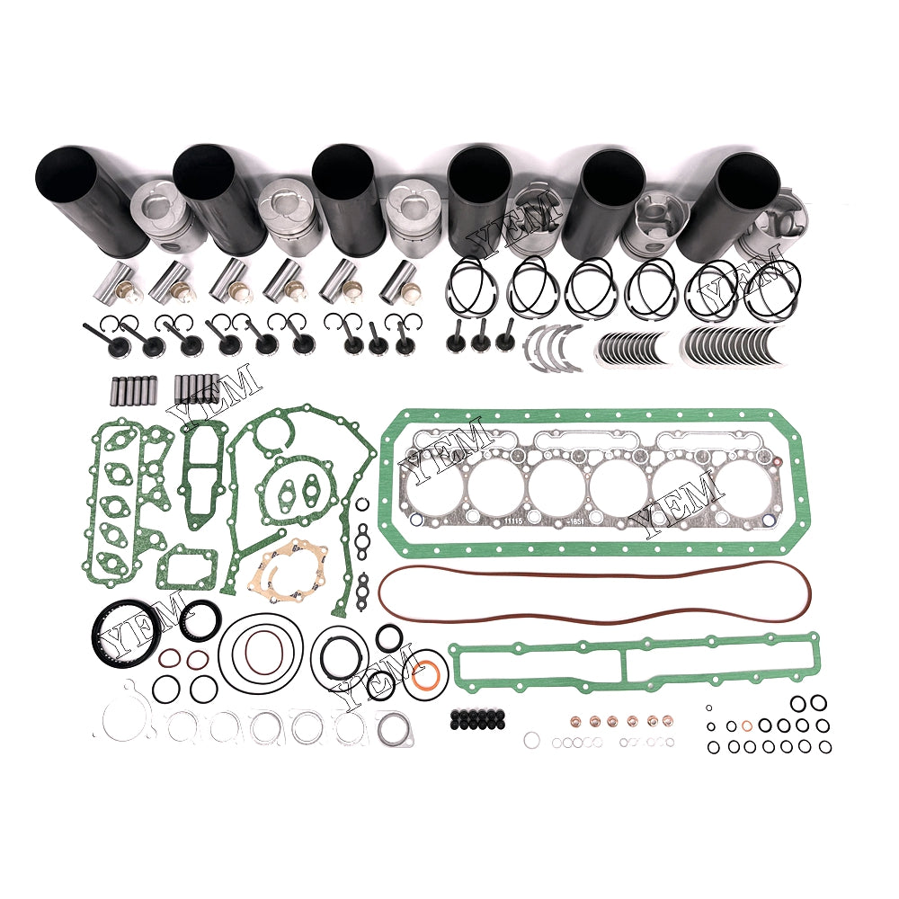 Fast Shipping Engine Overhaul Rebuild Kit With Gasket Bearing Valve Set For Hino W06D engine spare parts YEMPARTS