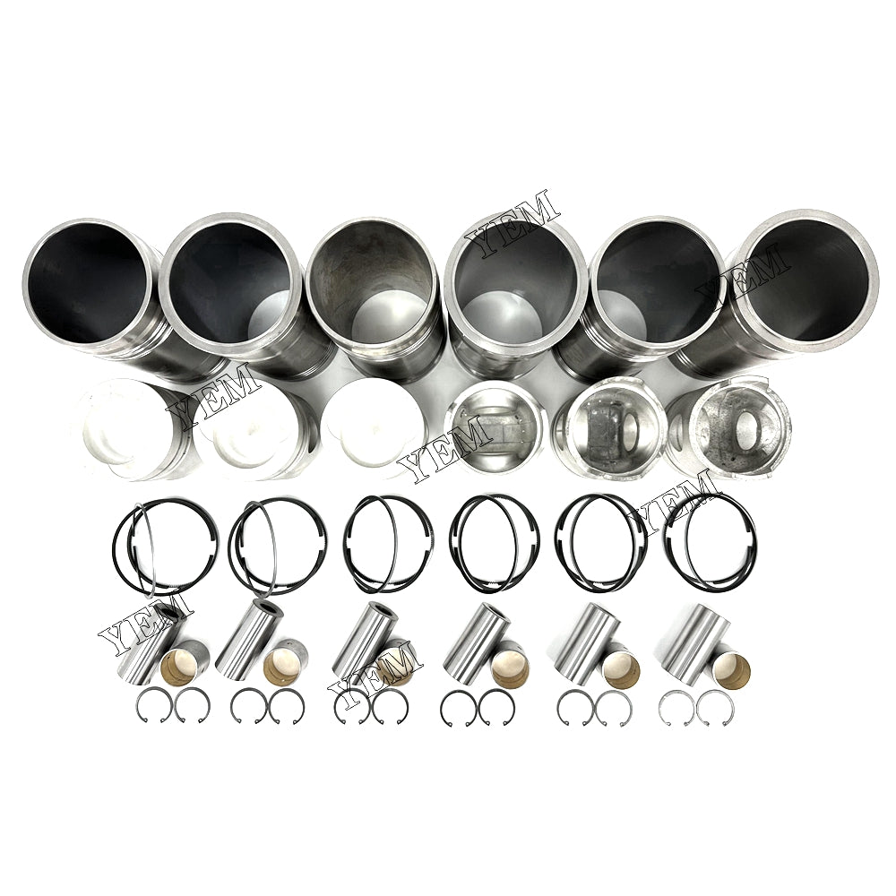 Fast Shipping 6PCS 6D22 Cylinder Liner Kit For Mitsubishi engine spare parts YEMPARTS