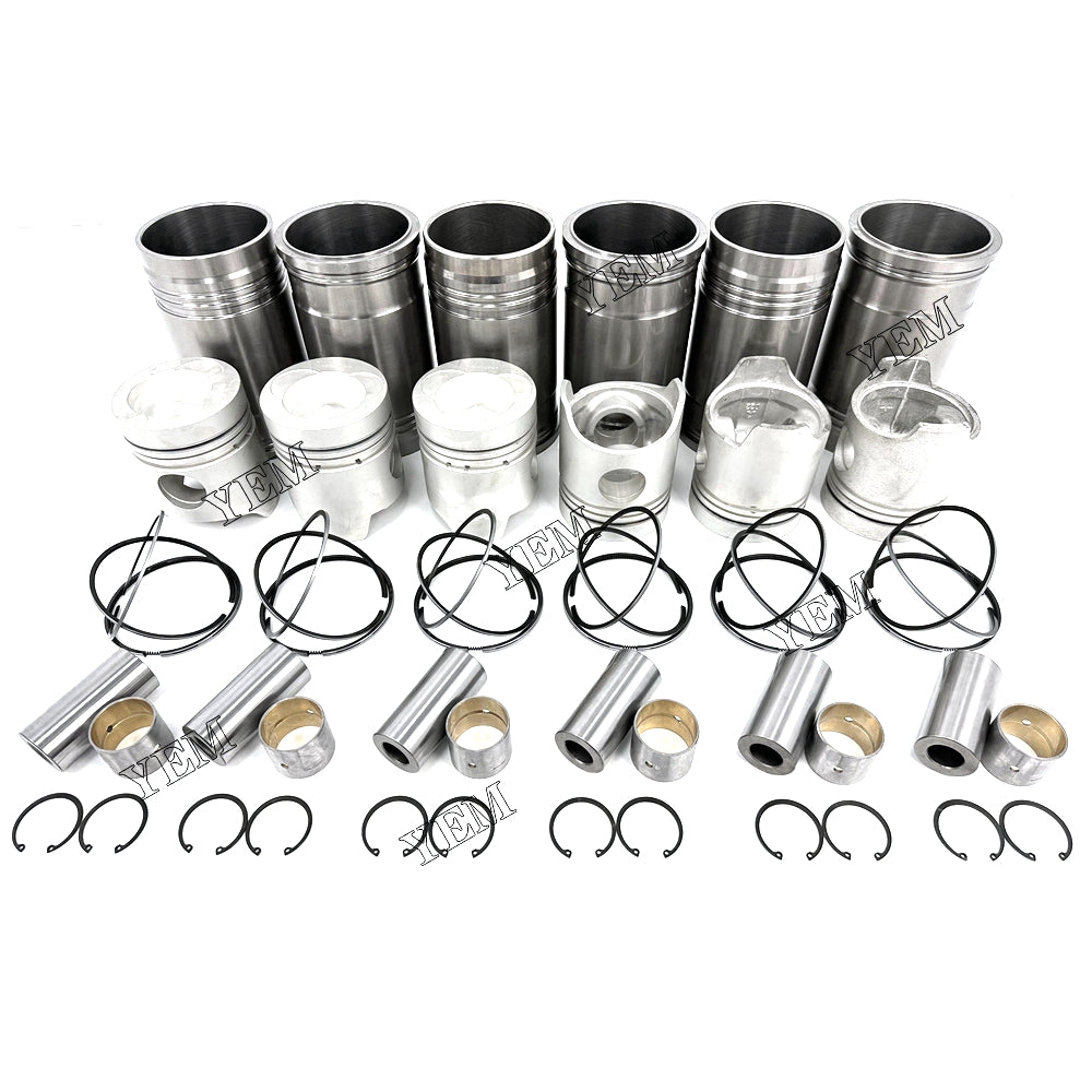 Fast Shipping 6PCS 6D22 Cylinder Liner Kit For Mitsubishi engine spare parts YEMPARTS