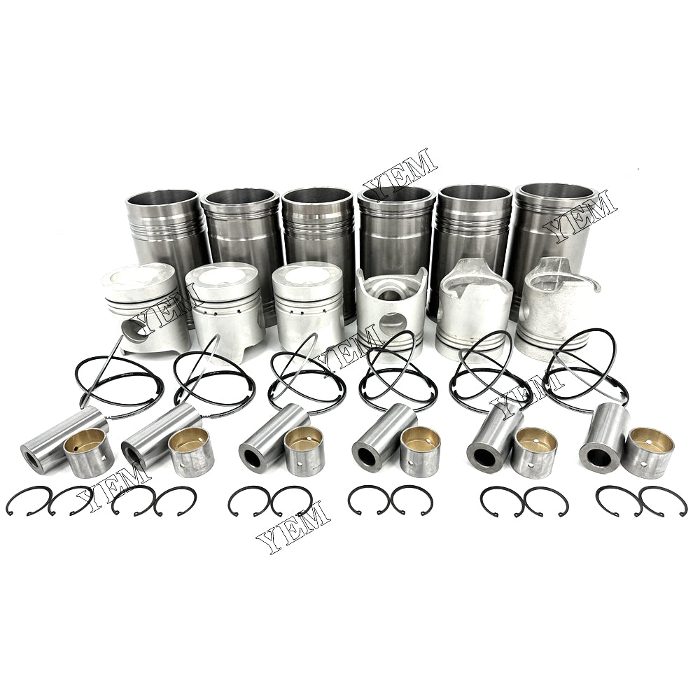 Fast Shipping 6PCS 6D22 Cylinder Liner Kit For Mitsubishi engine spare parts YEMPARTS