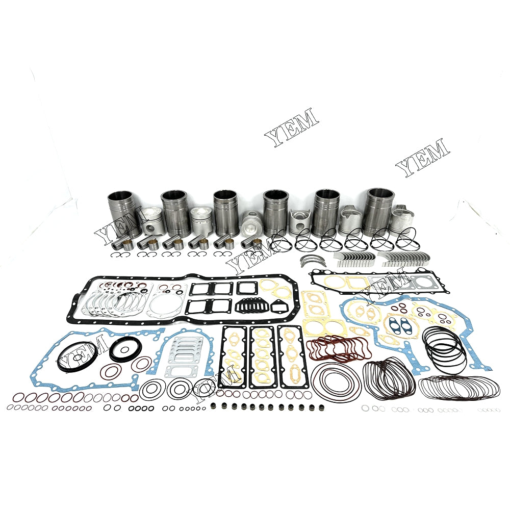 Fast Shipping 6PCS 6D22 Overhaul Rebuild Kit With Gasket Set Bearing For Mitsubishi engine spare parts YEMPARTS