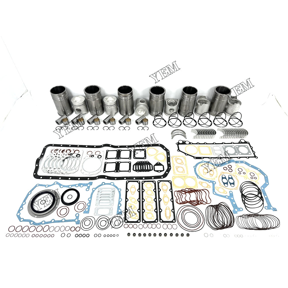 Fast Shipping 6PCS 6D22 Overhaul Rebuild Kit With Gasket Set Bearing For Mitsubishi engine spare parts YEMPARTS