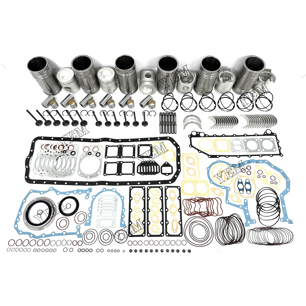 Fast Shipping Engine Overhaul Rebuild Kit With Gasket Bearing Valve Set For Mitsubishi 6D22 engine spare parts YEMPARTS