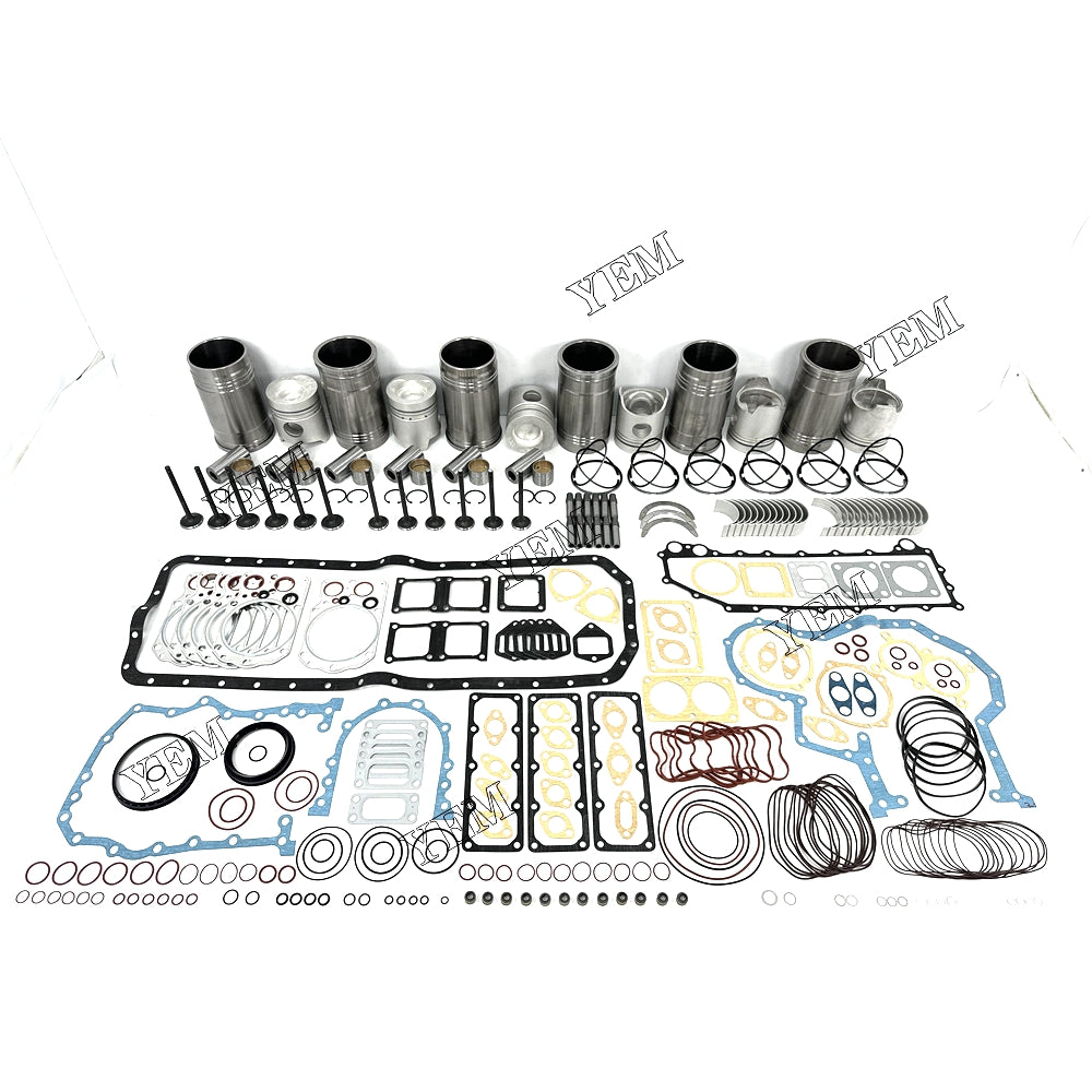 Fast Shipping Engine Overhaul Rebuild Kit With Gasket Bearing Valve Set For Mitsubishi 6D22 engine spare parts YEMPARTS