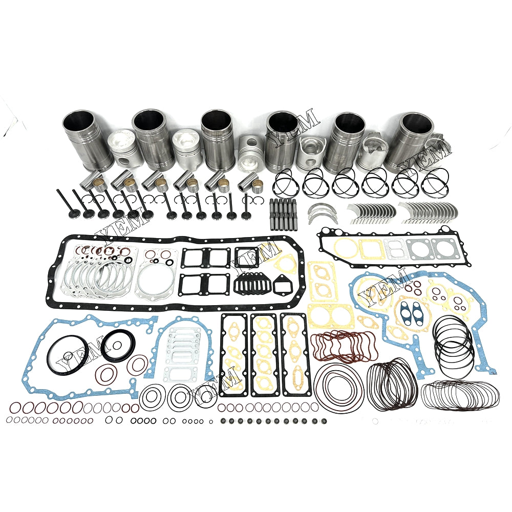 Fast Shipping Engine Overhaul Rebuild Kit With Gasket Bearing Valve Set For Mitsubishi 6D22 engine spare parts YEMPARTS