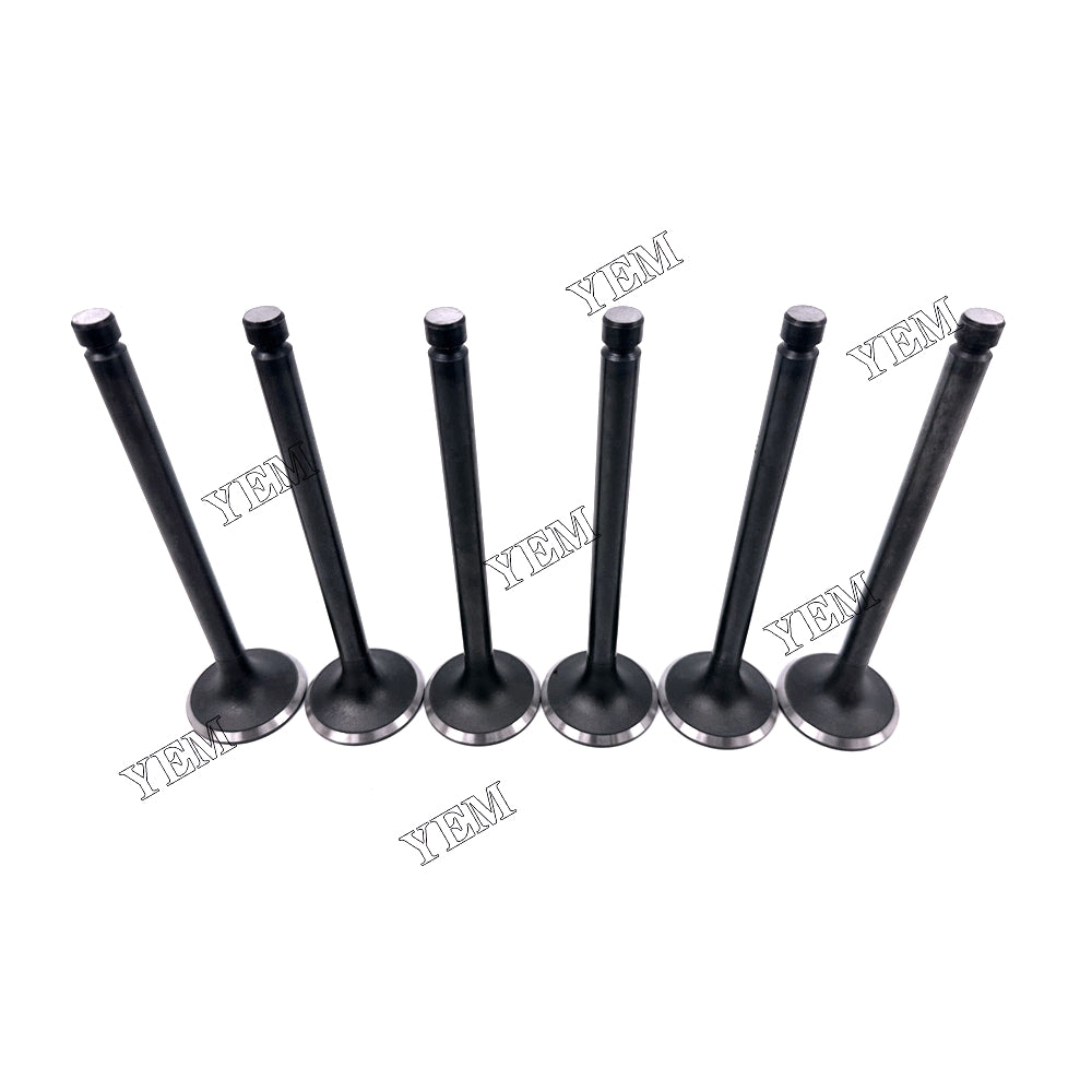 Fast Shipping 6PCS 6D22 Exhaust Valve For Mitsubishi engine spare parts YEMPARTS