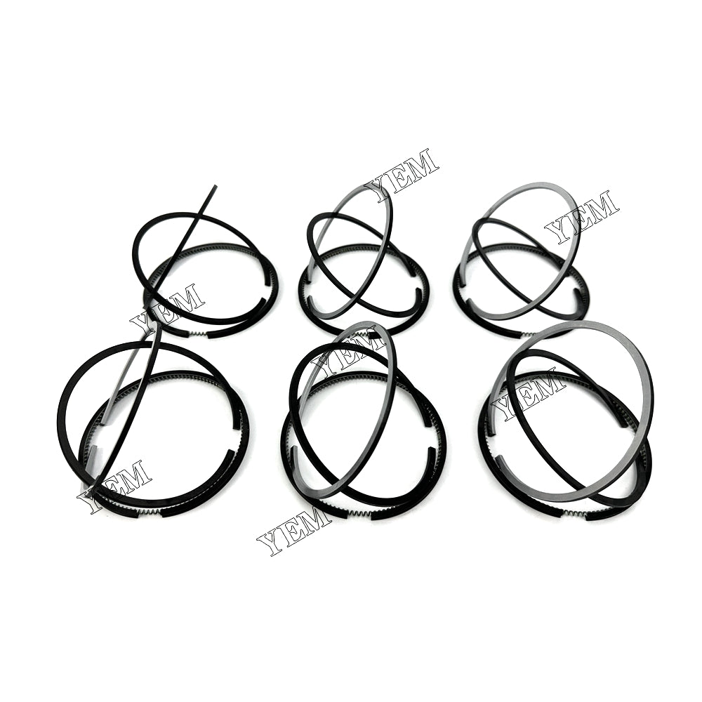 Fast Shipping 4PCS 4BB1 Piston Rings Set STD For Isuzu engine spare parts YEMPARTS