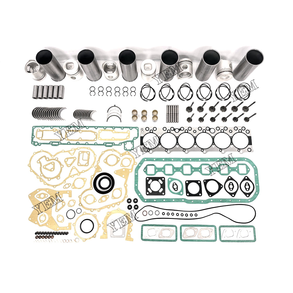 Fast Shipping Engine Overhaul Rebuild Kit With Gasket Bearing Valve Set For Isuzu 6BB1 engine spare parts YEMPARTS