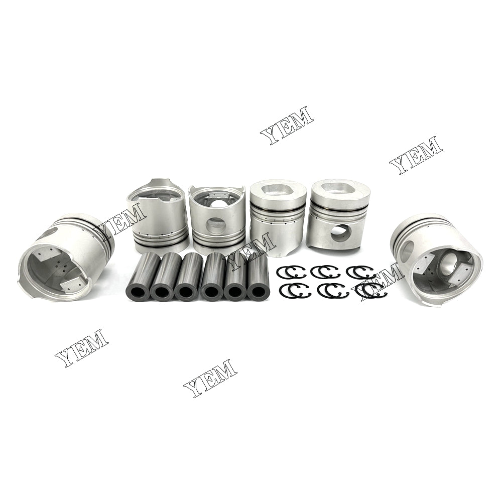 Fast Shipping 6PCS 6BB1-0130 Piston For Isuzu engine spare parts YEMPARTS