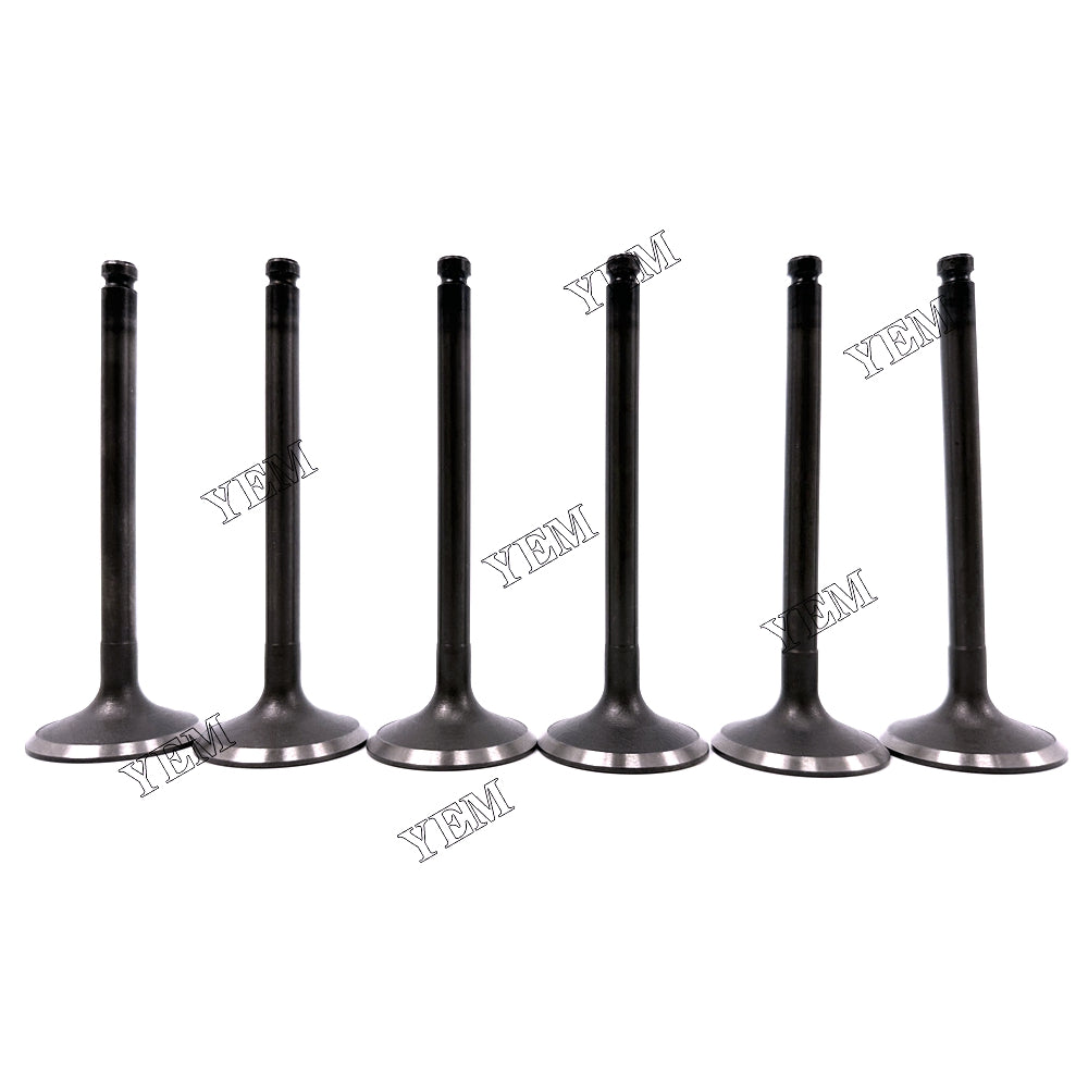 Fast Shipping 6PCS 6BB1 Intake Valve For Isuzu engine spare parts YEMPARTS