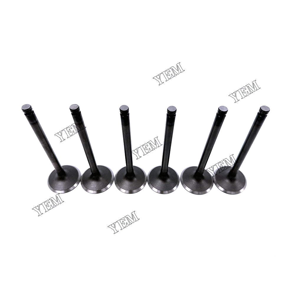 Fast Shipping 6PCS 6BB1 Intake Valve For Isuzu engine spare parts YEMPARTS