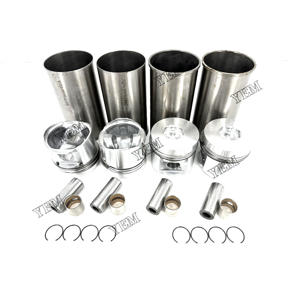 Fast Shipping 4PCS BF4L1011 Cylinder Liner Kit For Deutz engine spare parts YEMPARTS
