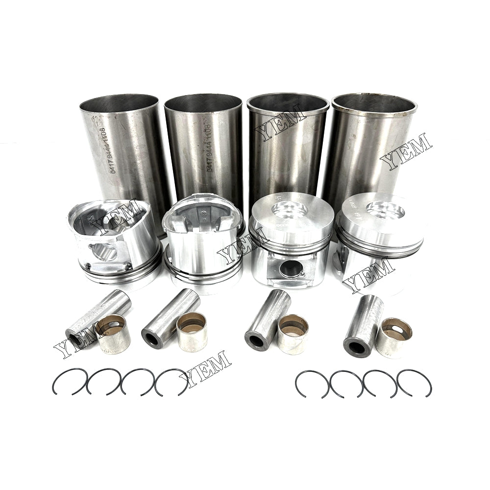 Fast Shipping 4PCS BF4L1011 Cylinder Liner Kit For Deutz engine spare parts YEMPARTS