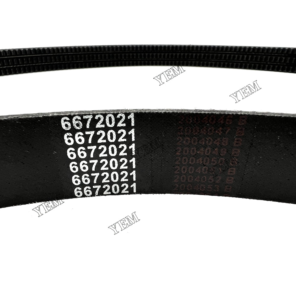 Fast Shipping 6672021 Fan Belt For Bobcat S753 Loaders Parts YEMPARTS