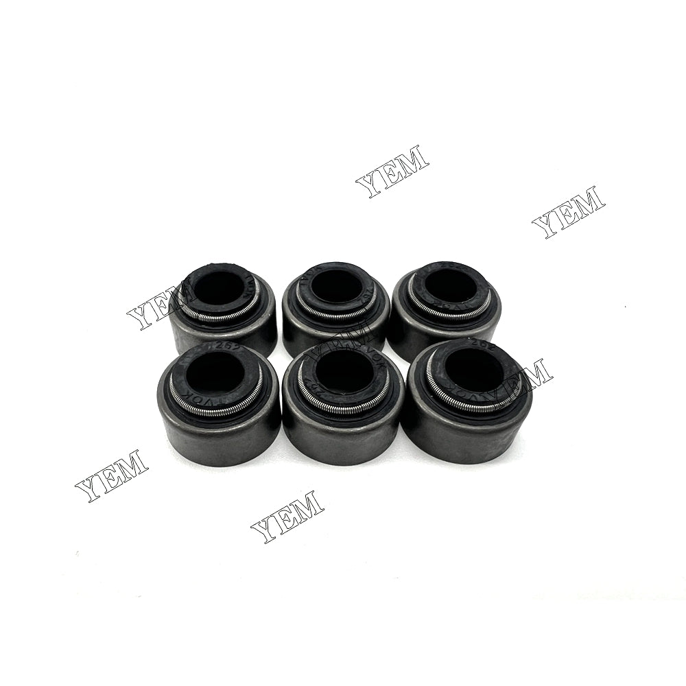 Fast Shipping 6PCS 3D84-4 Valve Oil Seal For Yanmar engine spare parts YEMPARTS