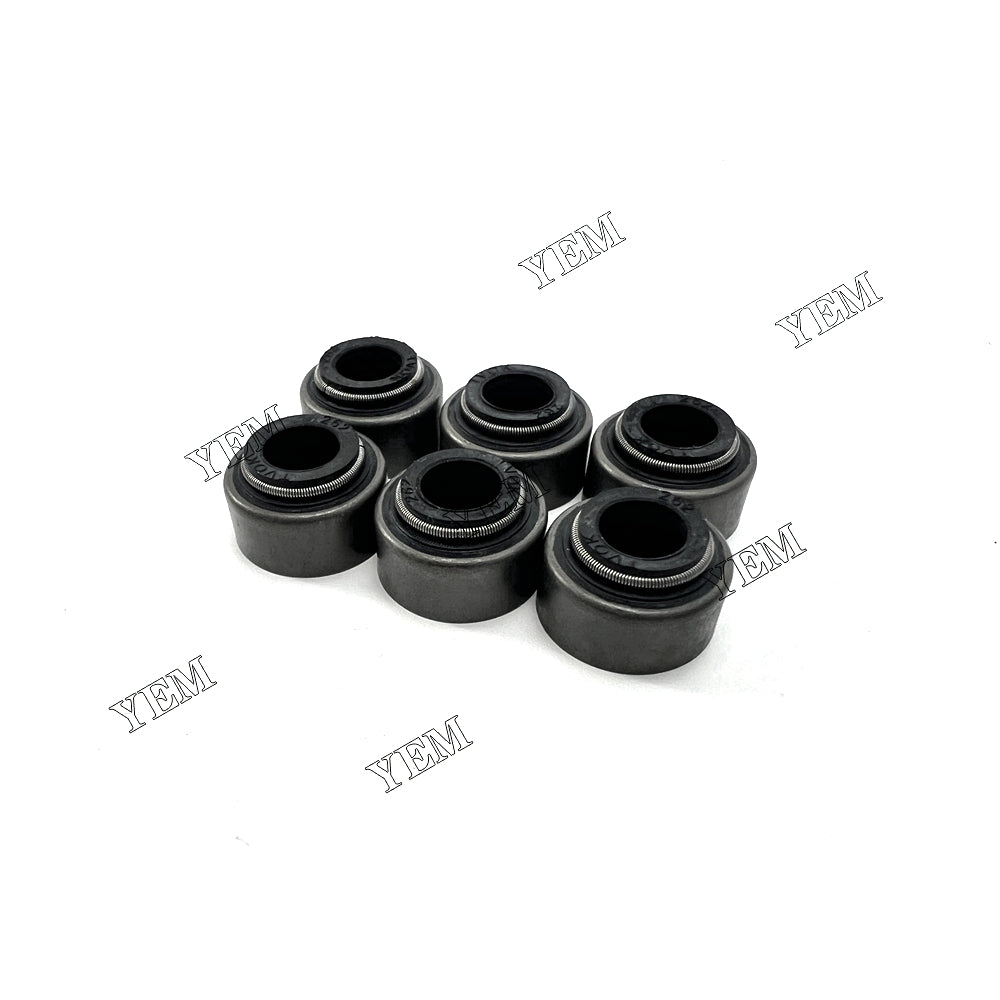 Fast Shipping 6PCS 3D84-4 Valve Oil Seal For Yanmar engine spare parts YEMPARTS