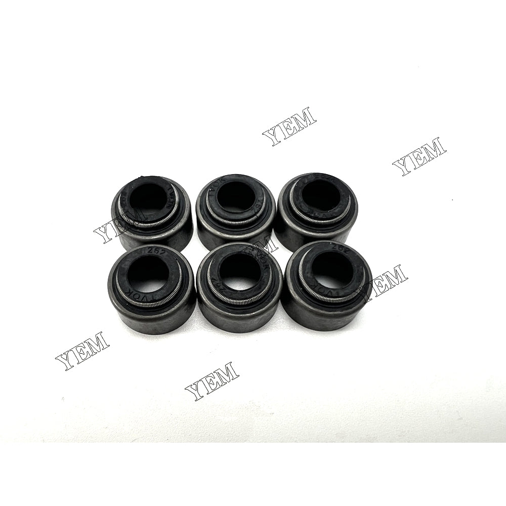 Fast Shipping 6PCS 3D84-4 Valve Oil Seal For Yanmar engine spare parts YEMPARTS