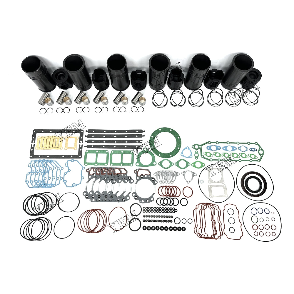 Fast Shipping 6151-31-2710 Overhaul Kit With Gasket Set For Komatsu 6D125 engine spare parts YEMPARTS