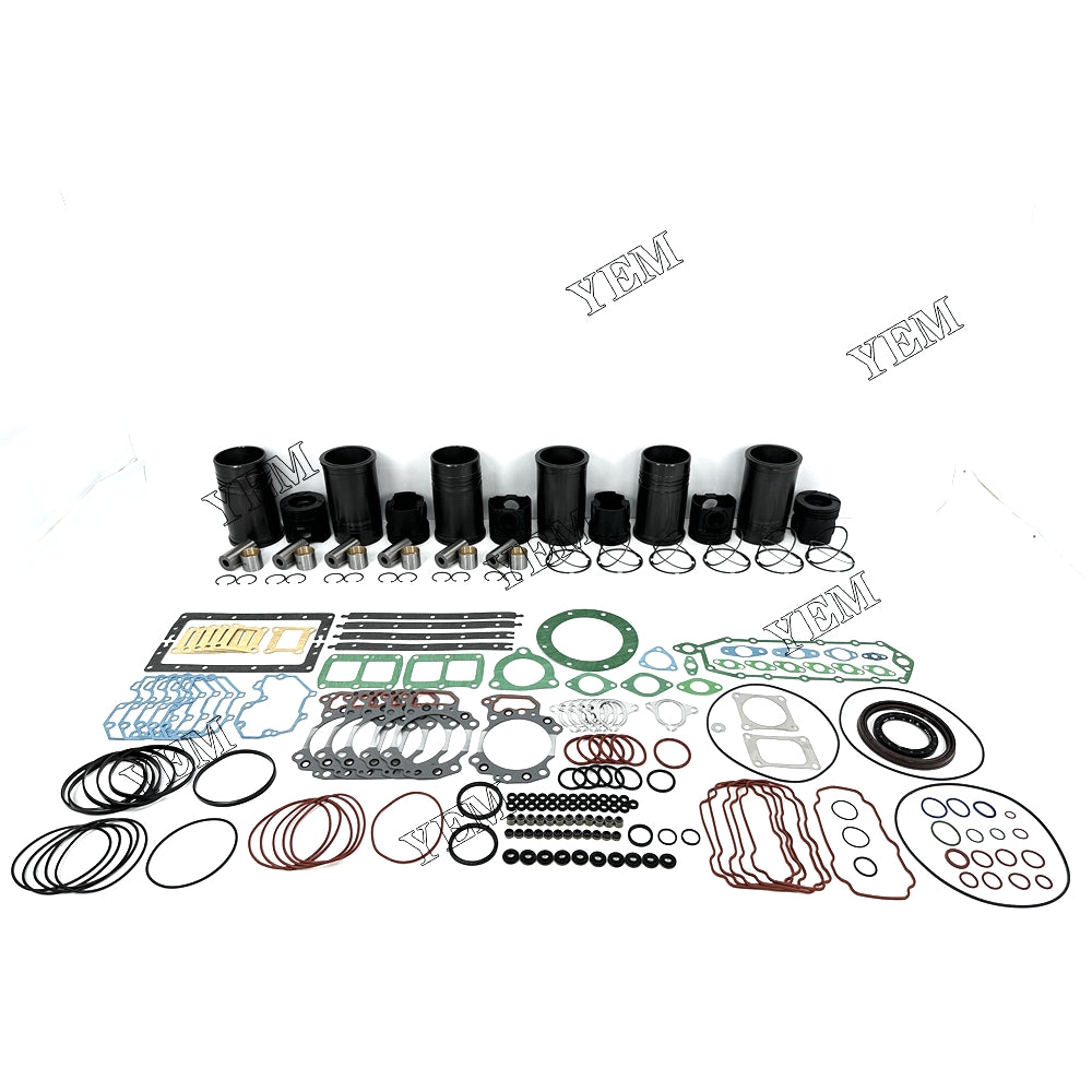 Fast Shipping 6151-31-2710 Overhaul Kit With Gasket Set For Komatsu 6D125 engine spare parts YEMPARTS