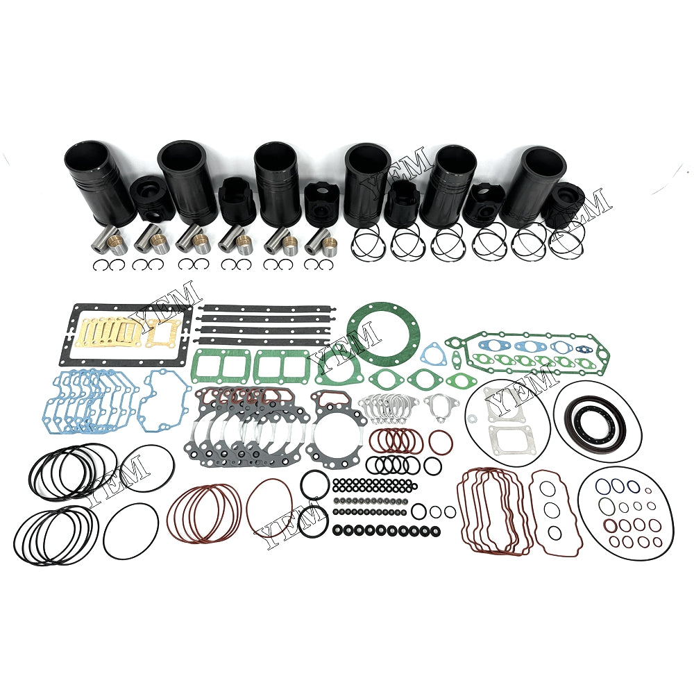 Fast Shipping 6151-31-2710 Overhaul Kit With Gasket Set For Komatsu 6D125 engine spare parts YEMPARTS