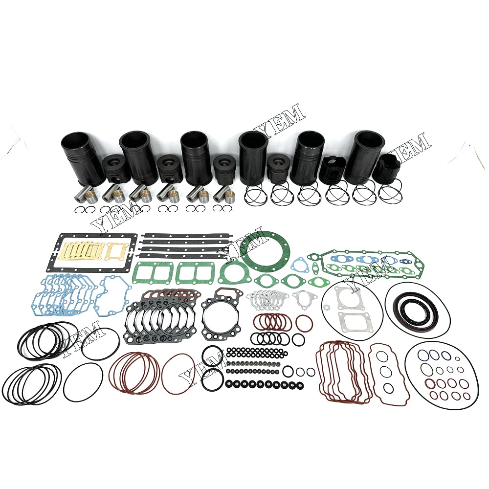 Fast Shipping Overhaul Kit With Gasket Set For Komatsu 6D125 engine spare parts YEMPARTS