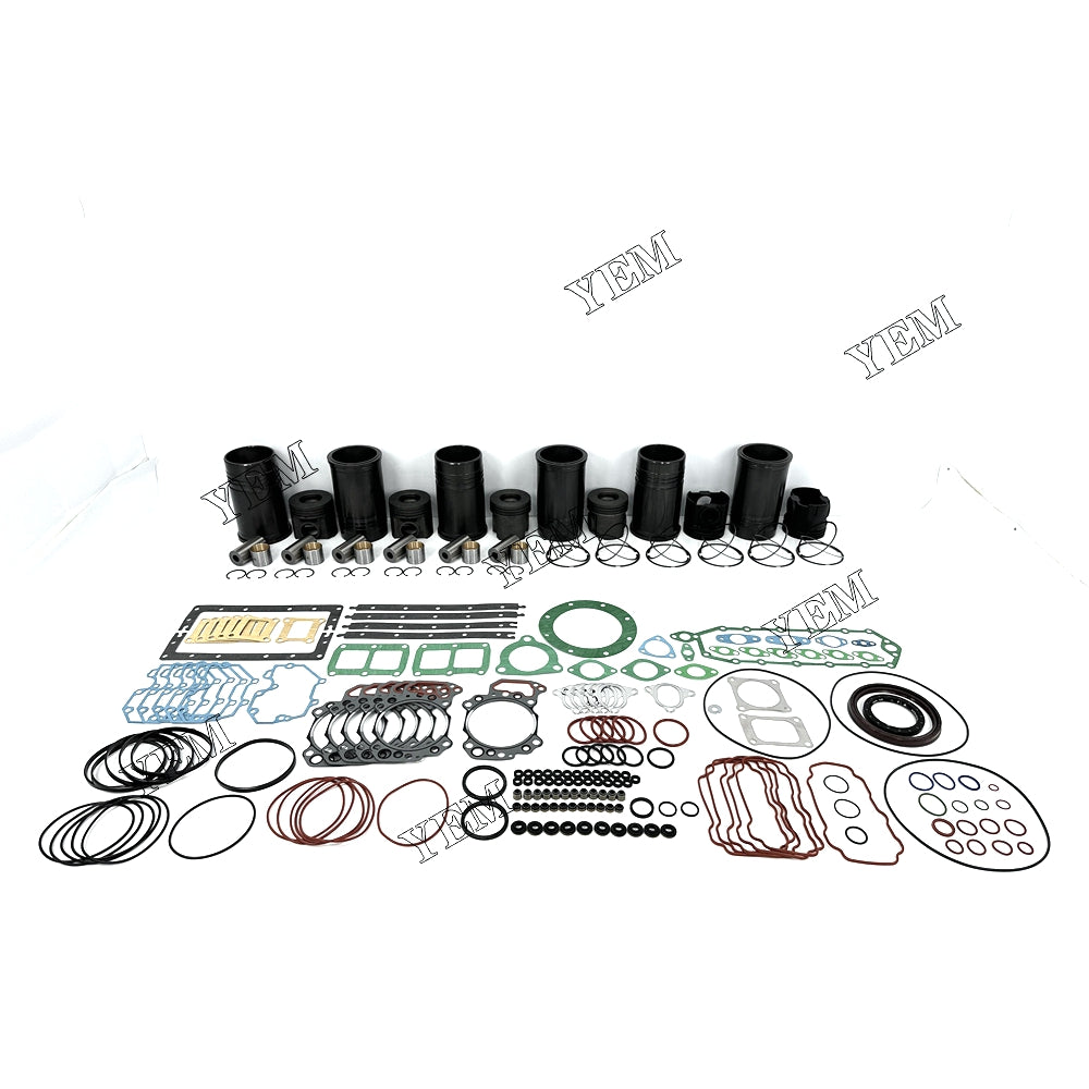 Fast Shipping Overhaul Kit With Gasket Set For Komatsu 6D125 engine spare parts YEMPARTS