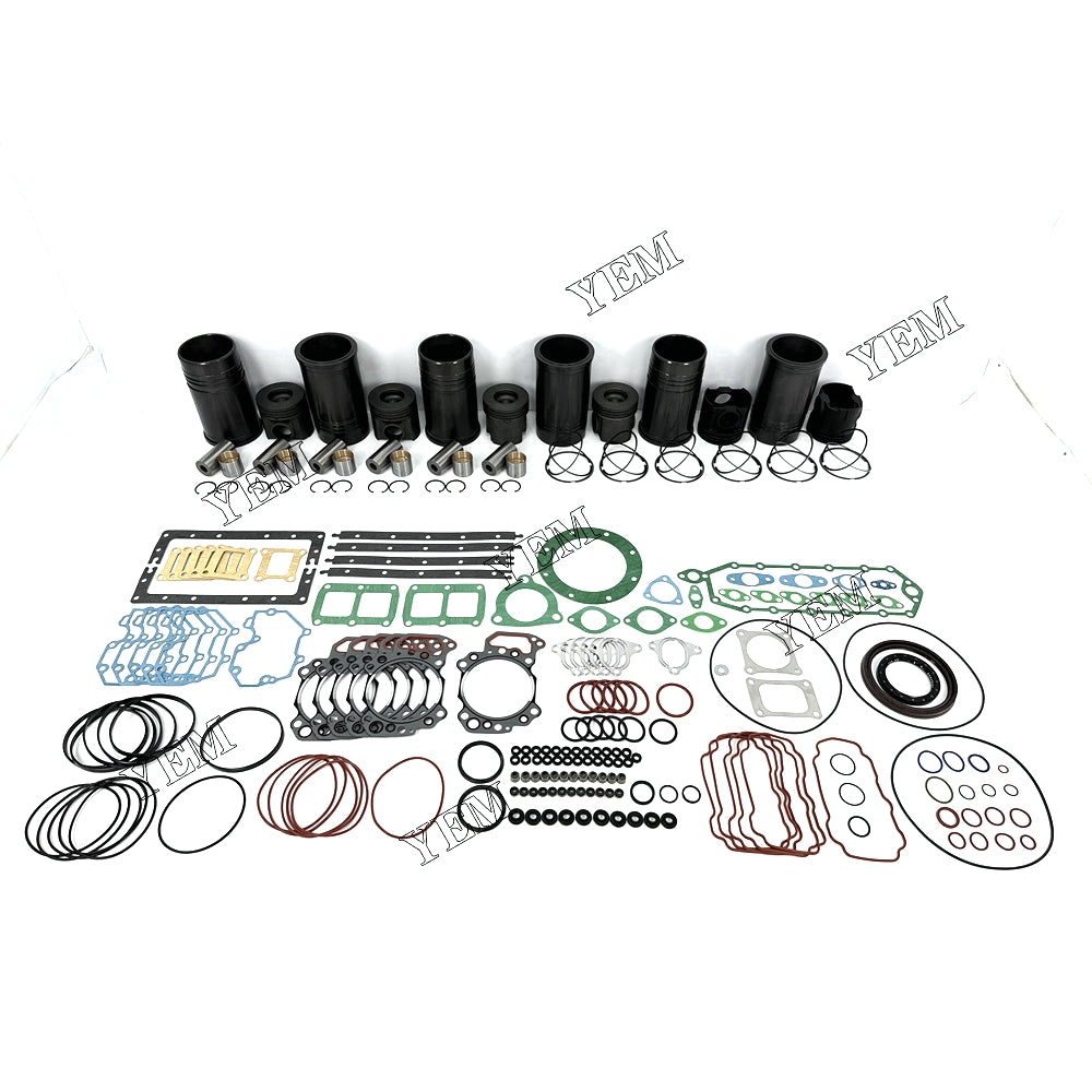 Fast Shipping Overhaul Kit With Gasket Set For Komatsu 6D125 engine spare parts YEMPARTS