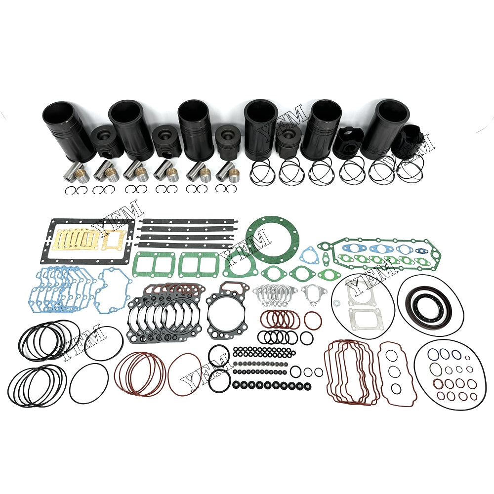 Fast Shipping Overhaul Kit With Gasket Set For Komatsu 6D125 engine spare parts YEMPARTS