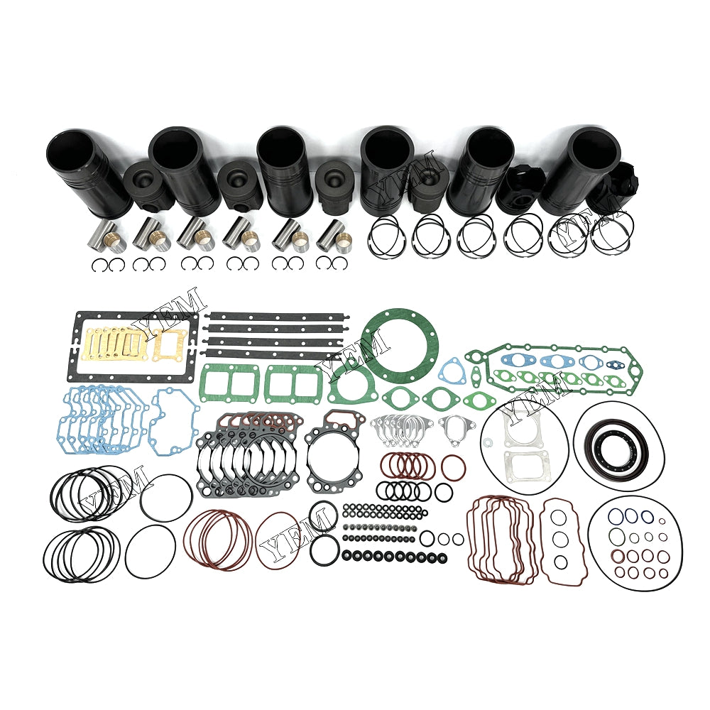 Fast Shipping Overhaul Kit With Gasket Set For Komatsu 6D125 engine spare parts YEMPARTS