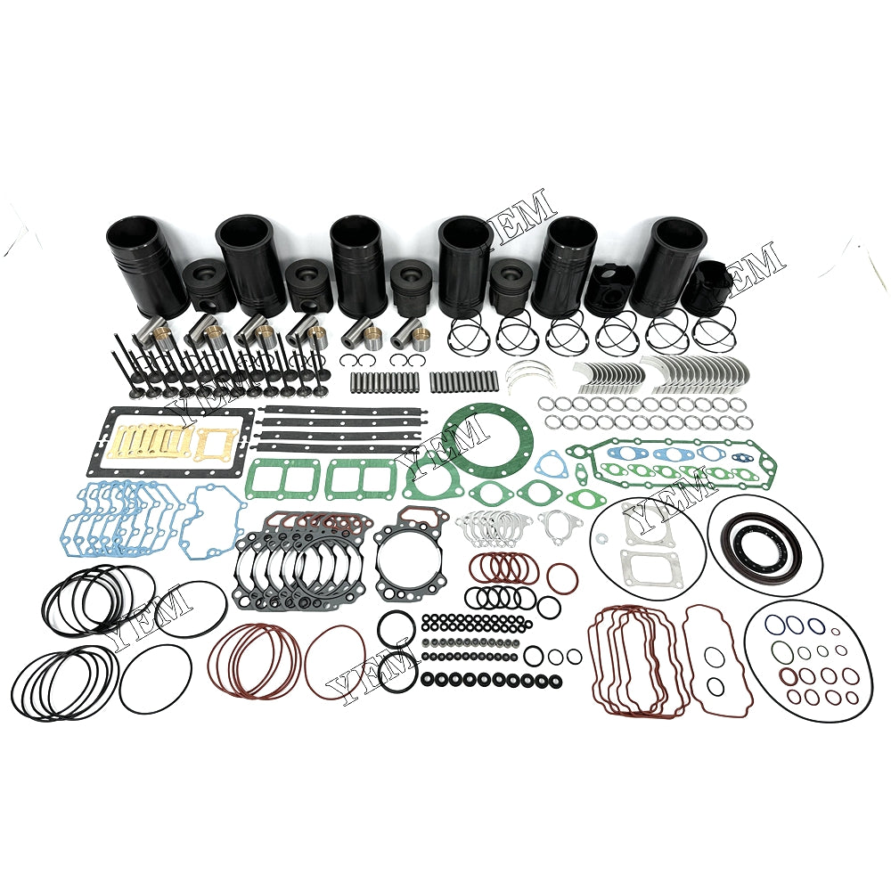 Fast Shipping Overhaul Rebuild Kit With Gasket Set Bearing-Valve Train For Komatsu 6D125 engine spare parts YEMPARTS