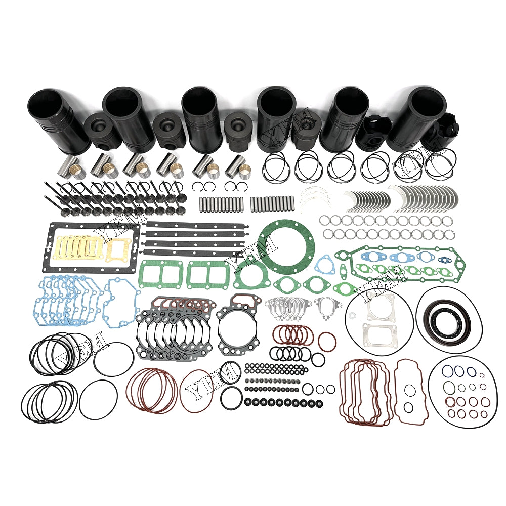 Fast Shipping Overhaul Rebuild Kit With Gasket Set Bearing-Valve Train For Komatsu 6D125 engine spare parts YEMPARTS