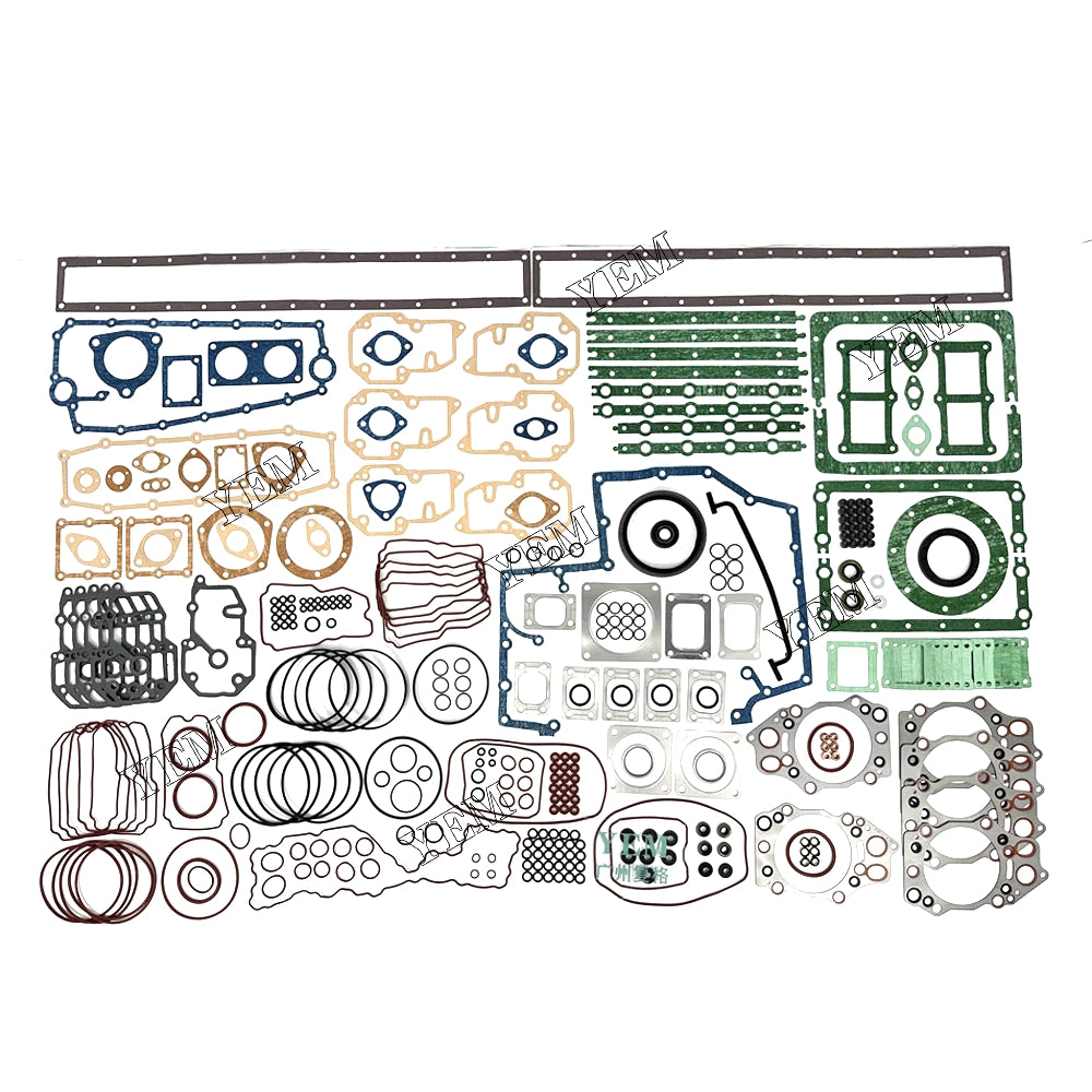 Fast Shipping 6D140 Full Gasket Kit With Head Gasket 6210-17-1814 For Komatsu engine spare parts YEMPARTS