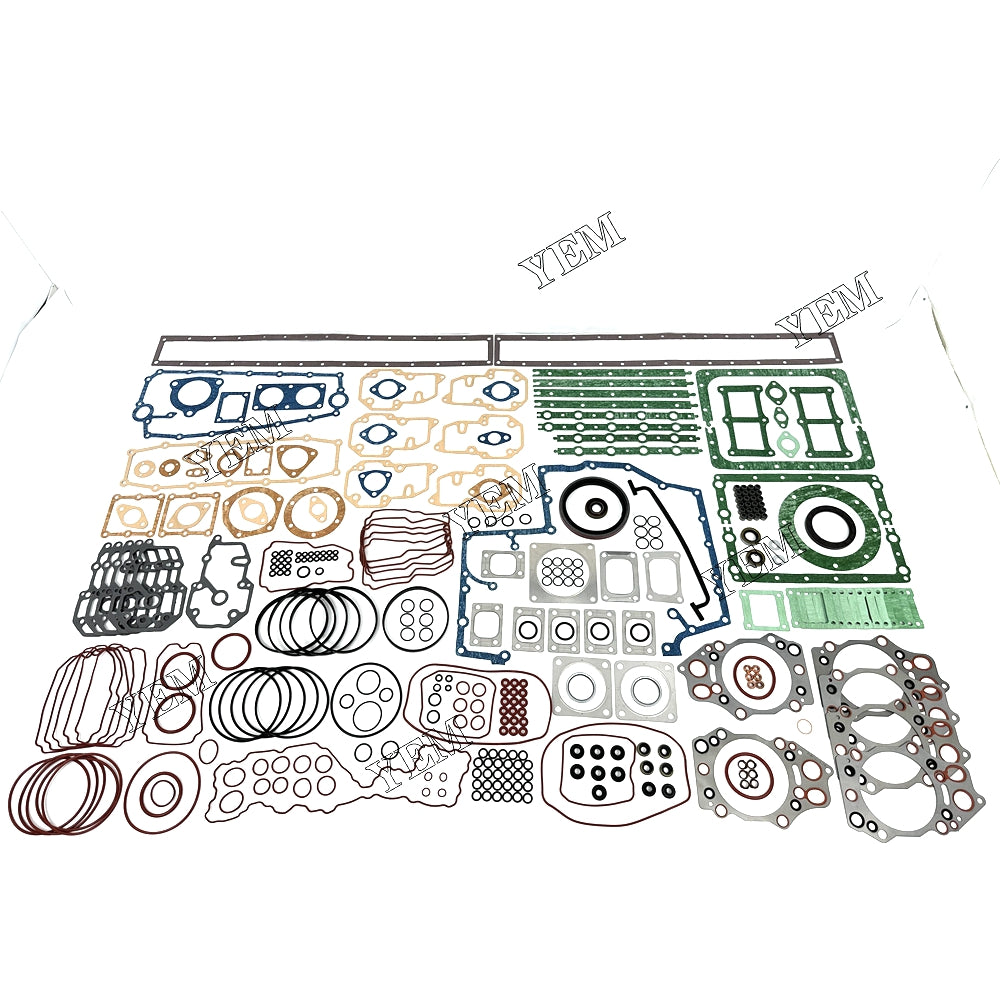 Fast Shipping 6D140 Full Gasket Kit With Head Gasket 6210-17-1814 For Komatsu engine spare parts YEMPARTS