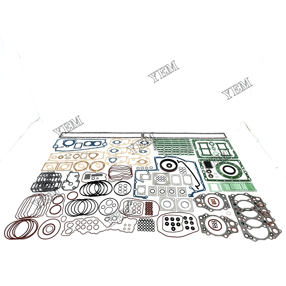 Fast Shipping 6D140 Full Gasket Kit With Head Gasket 6210-17-1814 For Komatsu engine spare parts YEMPARTS