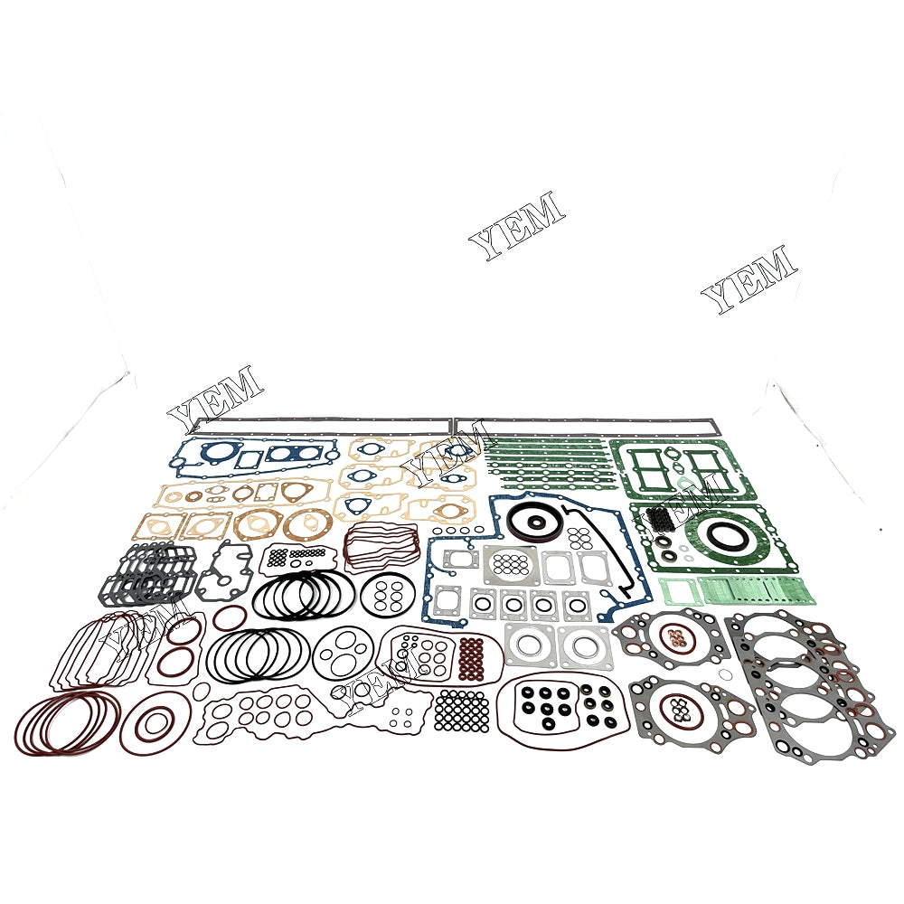 Fast Shipping 6D140 Full Gasket Kit With Head Gasket 6210-17-1814 For Komatsu engine spare parts YEMPARTS