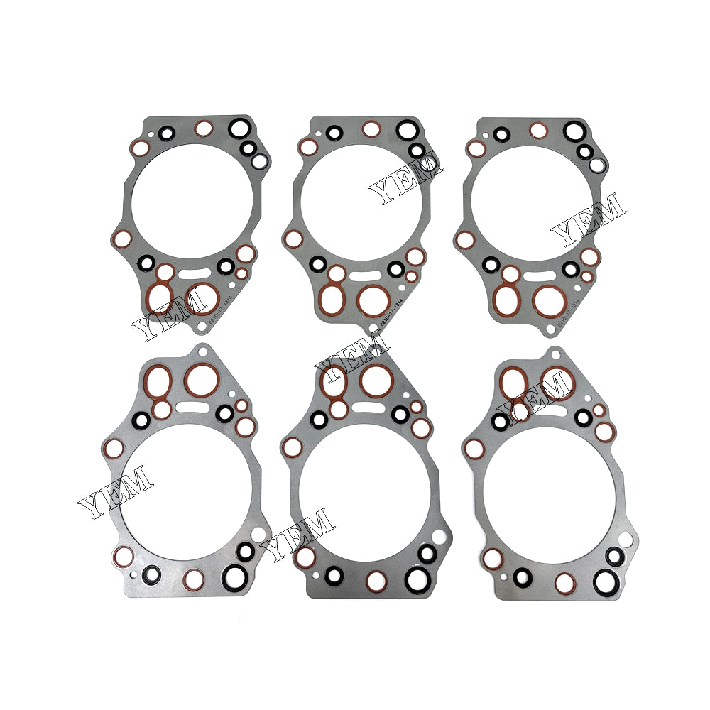 Fast Shipping 6D140-CR Head Gasket 6210-17-1814 For Komatsu engine spare parts YEMPARTS