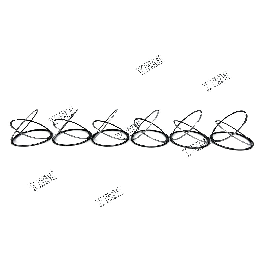 Fast Shipping 6PCS 3306 Piston Rings Set STD 211-4321 For Caterpillar engine spare parts YEMPARTS