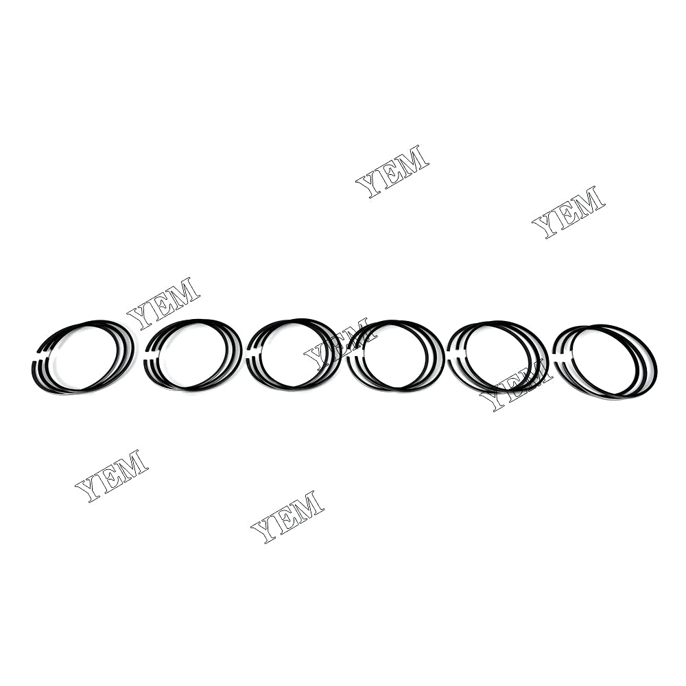 Fast Shipping 6PCS 3306 Piston Rings Set STD 211-4321 For Caterpillar engine spare parts YEMPARTS