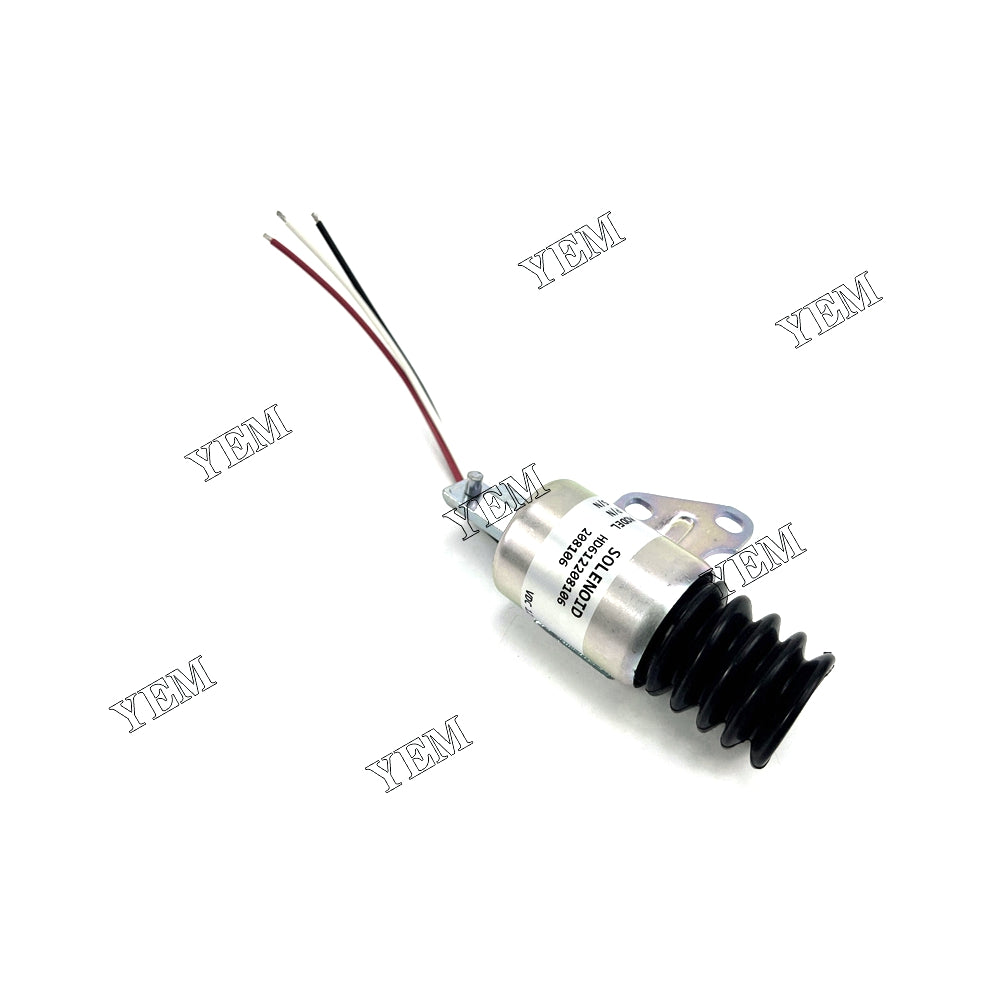 Fast Shipping  Solenoid Valve 12v HD612208106 208106 For engine spare parts YEMPARTS
