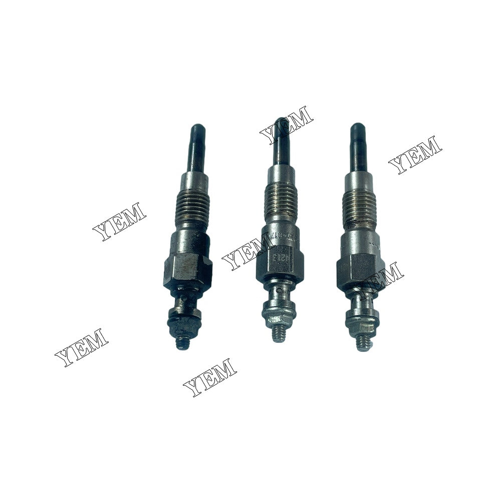 For Yanmar Glow Plug 3X 119125-77800 3TNM68 Engine Spare Parts YEMPARTS