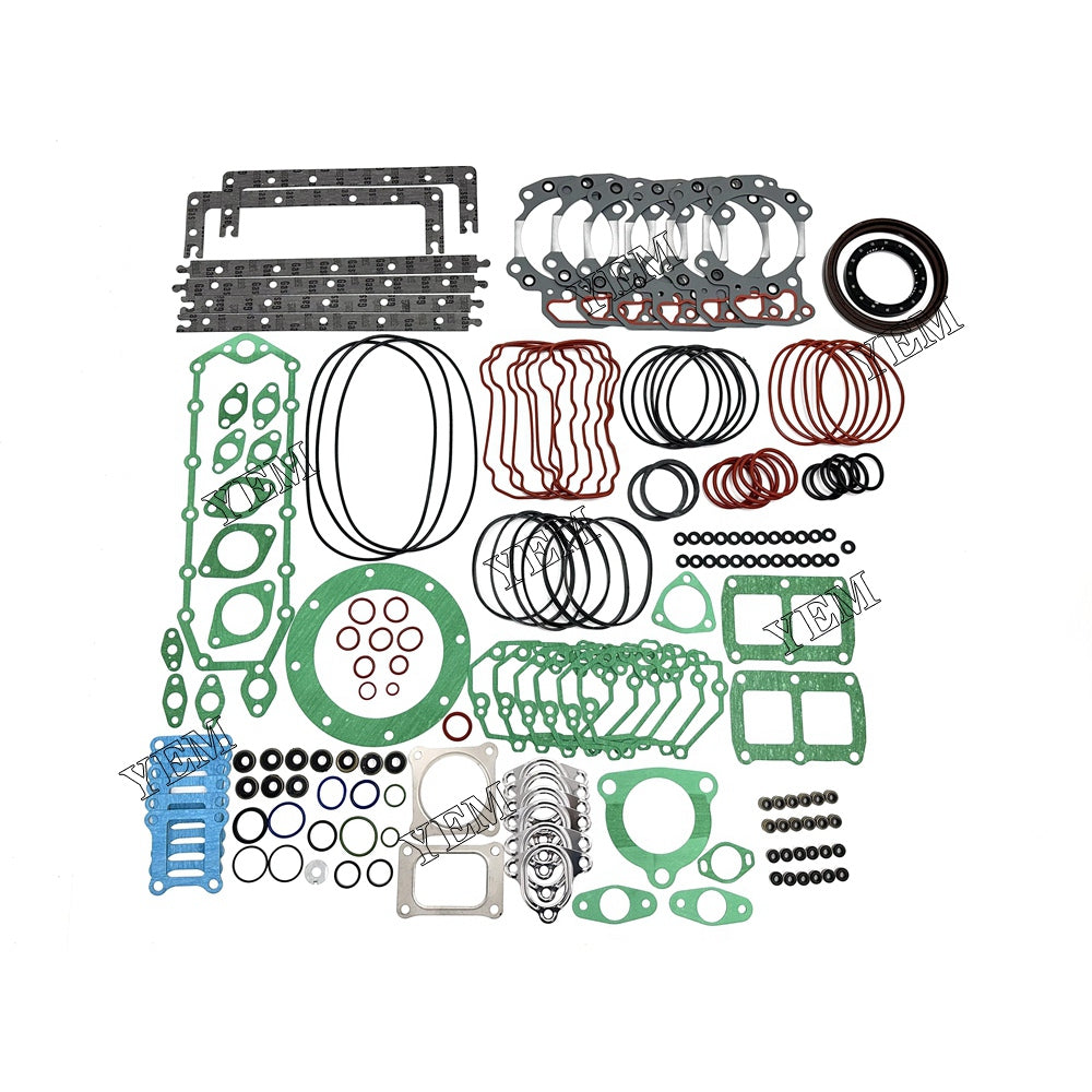 For Komatsu Overhaul Gasket Kit 6D125 Engine Spare Parts YEMPARTS