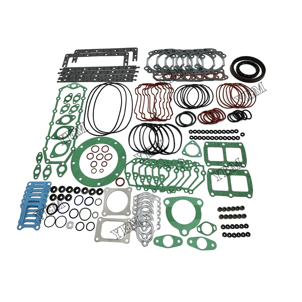 For Komatsu Overhaul Gasket Kit 6D125 Engine Spare Parts YEMPARTS